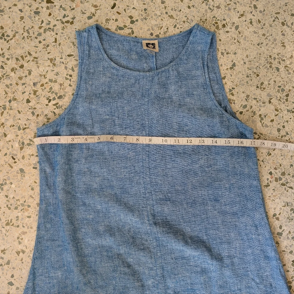 Anne Klein Linen Blend Dress - Picture 6 of 7